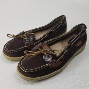 Sperry Top-Sider Womens Deck Boat Leather Loafers Casuall Footwear Shoes Sz 7.5